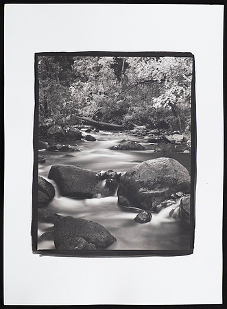 Bishop Creek - Platinum Palladium Print with an 8x10 film negative