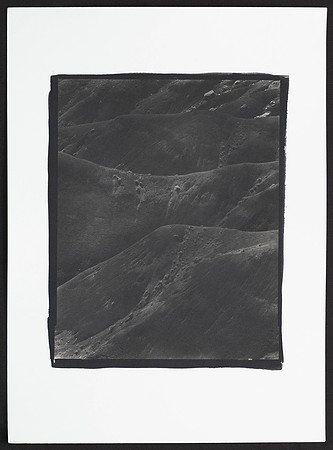 Red Hills - Platinum Palladium Print with an 8x10 film negative