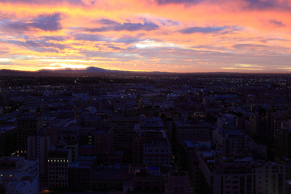 Sunrise at the 25th floor
